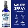 BodyJ4You Piercing Aftercare Spray Keloid Bump Removal Piercing Hole Cleaner Ear Balm - Earring Hole Cleaner Piercing Floss Hole Cleaner - Natural Saline Wound Wash - Pierced Ears Nose Cleaning Kit view 2