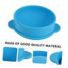 FRCOLOR 3pcs Diy Candle Wax Electric Wax Warmer Silicone Bowl Handles Hair Removal Nonstick Melting Container for Spa view 3