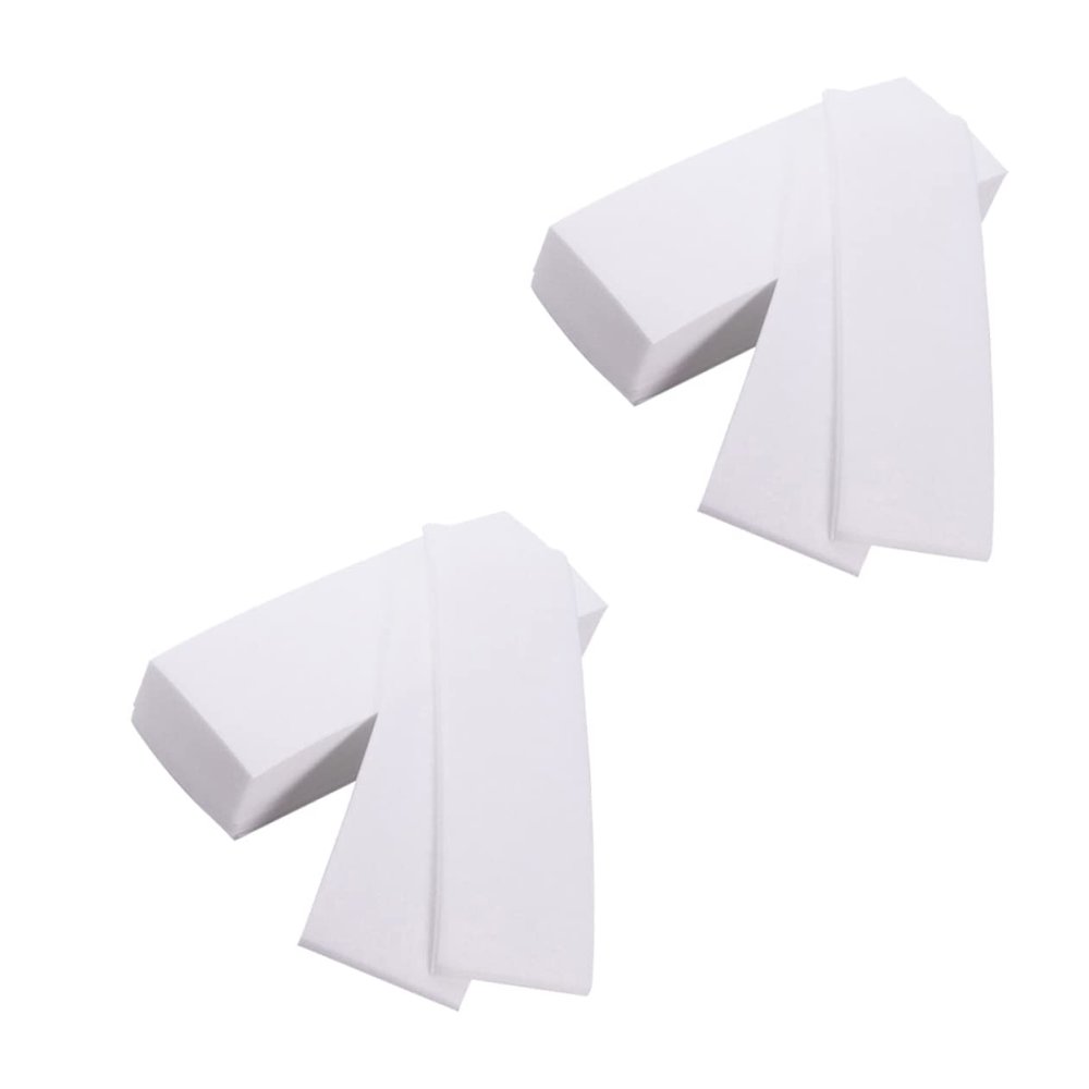 NOLITOY Depilatory Wax Paper 300 Pcs Thickened Hair Removal Paper Non-woven for Body Face
