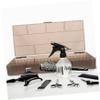 Didiseaon Hair Tools Storage Box Durable Organizer Case for Scissors Combs and Accessories Stylish Black Design for Salon and Home Use Secure and Abrasion-resistant Storage view 3