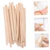 Didiseaon 100pcs Wooden Wax Stick Hair Removal Tool Women Shaving Hair Remover at Home Waxing Kit view 3