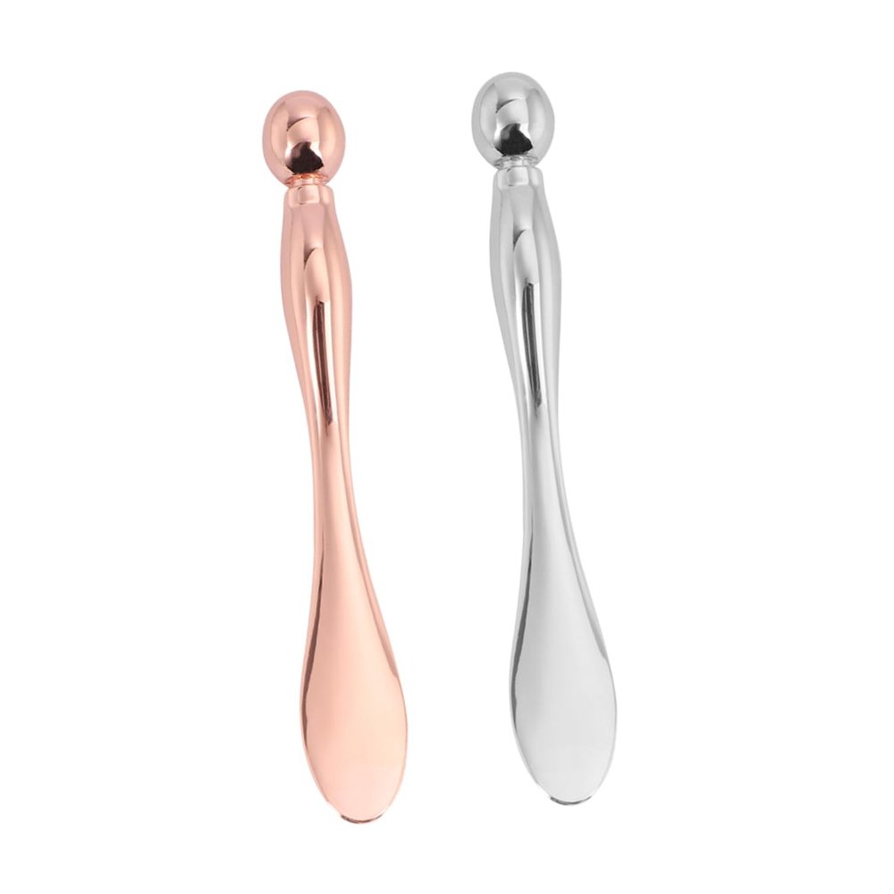 Didiseaon Zinc Alloy Eye Cream Applicator Double-ended Beauty Stick for Eye Fatigue Relief Face Cream Application Women's Beauty Tool