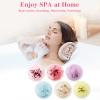 Bath Ball, Relaxing Bath Balls, Natural Shower Balls, Bubble Spa Balls, Bath-Bombs Set, 6X Bath Balls Kit, Spa Bath Balls, Relaxing Bath Balls Set of 6 for Spa Experience view 3