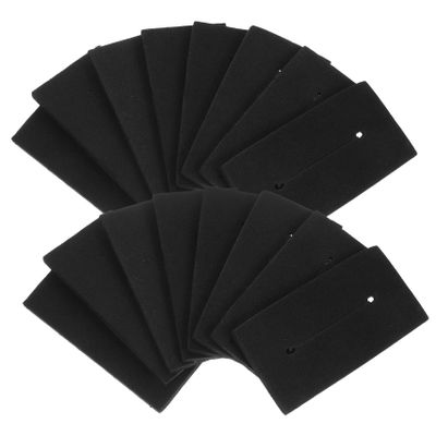 Didiseaon 75Pcs Heat Insulation Mats for Hair Perming Soft Cotton Protective Pads for Salon and Home Hairdressing Black Heat-Resistant Hair Perm Accessories for Professional Barbershop Use