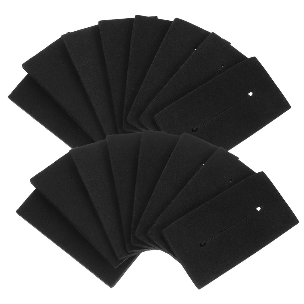 Didiseaon 75Pcs Heat Insulation Mats for Hair Perming Soft Cotton Protective Pads for Salon and Home Hairdressing Black Heat-Resistant Hair Perm Accessories for Professional Barbershop Use