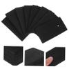 Didiseaon 75Pcs Heat Insulation Mats for Hair Perming Soft Cotton Protective Pads for Salon and Home Hairdressing Black Heat-Resistant Hair Perm Accessories for Professional Barbershop Use view 4