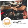 Didiseaon Men Beard Brush Portable Neck Duster and Shaving Brush for Barbers Creative Oval Hair Cleaning Tool Comfortable Grooming for Men Shaving Accessories view 2