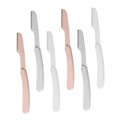 Didiseaon 6pcs Face Eyebrow Razor Foldable Brow Shaver Sensitive Skin Razor Women Face Shavers Eyebrow Shaper Exfoliating Tools