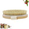 Wooden Spa Massager Bristle Bath Brush for Women, Brown view 2