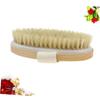 Wooden Spa Massager Bristle Bath Brush for Women, Brown view 3
