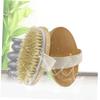 Wooden Spa Massager Bristle Bath Brush for Women, Brown view 4