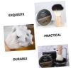 Didiseaon 2sets Shaving Brush Stand Slots and Bowl Kit Professional Barber Tool Shaving view 2