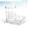 Didiseaon Makeup Skincare Organizer Acrylic Storage Rack Drawers Rotating Display Case Countertop Makeup Organizer Cosmetics Holder view 3