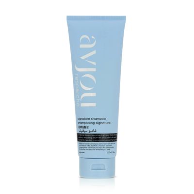 Avjou Researche Signature Shampoo  Supports the Look of Healthy, Fuller Hair  Vegan, Color & Keratin Safe, Cruelty-Free, Hydrates & Nourishes with Coconut Oil  Designed for All Hair Types, 8 oz