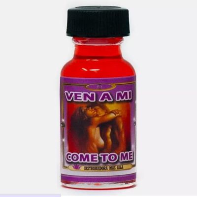 Aceite Ven A Mi - Come to Me Spiritual Oil - Anointing Oil - Magical Oil - 0.5 fl oz