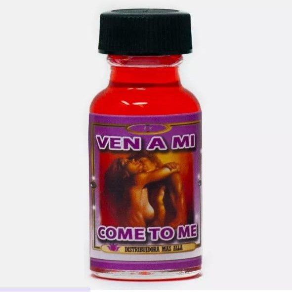 Aceite Ven A Mi - Come to Me Spiritual Oil - Anointing Oil - Magical Oil - 0.5 fl oz