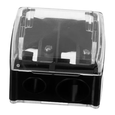 Didiseaon Dual Hole Pencil Sharpener for Eyebrow and Lip Liners Travel-Friendly Makeup Sharpener with Precision Blade Compact and Easy to Use for Applications