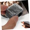 Didiseaon Dual Hole Pencil Sharpener for Eyebrow and Lip Liners Travel-Friendly Makeup Sharpener with Precision Blade Compact and Easy to Use for Applications view 3