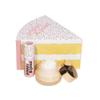 Poppy & Pout Lip Care Set | Lip Balm & Scrub | Sustainable Cardboard Tubes & Glass Jars, All Natural, Beeswax, Coconut Oil, Cruelty Free, Exfoliating & Moisturizing Lip Treatment (Birthday Cake) view 1