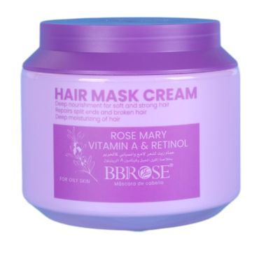 BBROSE Rosemary Hair Mask Cream, Deep Nourishment for Soft and Strong Hair, Repairs Split Ends and Damaged Hair, Deep Moisturizing Formula, 1000ml, Deep Repair, Reduces Frizz, Adds Shine,