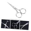 Didiseaon 3pcs Stainless Steel Eyebrow Scissors Portable Facial Hair Trimmers for Precise Grooming Easy to Use for Travel and Everyday Grooming Needs view 2