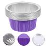 IWOWHERO 10pcs Aluminum Foil Wax Melting Bowls for Hair Removal High Temperature Resistant Waxing Containers for Home Beauty Salon Use Convenient Nonstick Design for Easy Clean-up view 2