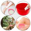 NOLITOY 4pcs Silicone Wax Melting Bowl Reusable Folding Bowl for Hair Removal Beauty Care Accessory Candy Random Color view 4