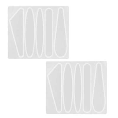 Barrette Hair Stick Making Tools Reusable Silicone with Dust proof for Release Curved Design Prevents Scratches (Type 1)