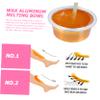 IWOWHERO 10pcs Wax Melting Bowl Aluminum Foil Face Hair Removal Wax Warmer Bowl view 4