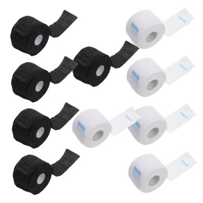 FOMIYES 10rolls Barber Neck Strips Hair Wrapping Paper Disposable Neck Papers for Stylists Barber Protective