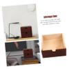 1pc Solid Wood Storage Box Dresser Drawer Organizer Simple Tabletop Jewelry Storage Case view 3