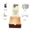 1pc Solid Wood Storage Box Dresser Drawer Organizer Simple Tabletop Jewelry Storage Case view 4