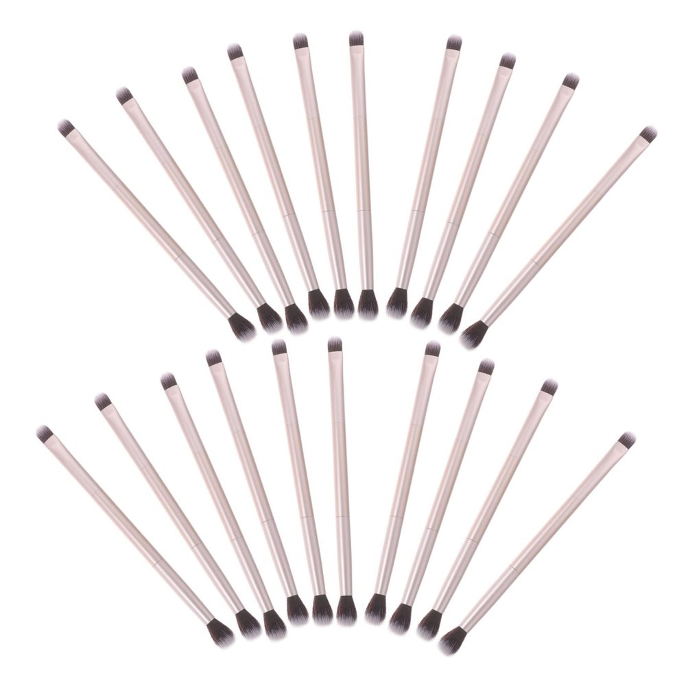 SOESFOUFU 20pcs Double-ended Eye Shadow Blending Brush Makeup Tools for Women Soft Bristles Eyeshadow Brush