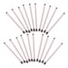 SOESFOUFU 20pcs Double-ended Eye Shadow Blending Brush Makeup Tools for Women Soft Bristles Eyeshadow Brush view 1