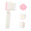 Beatifufu Silicone Face Scrubber and Facial Brush Set Women's Gentle Exfoliation Tool Facial Cleansing Brush for Deep Cleaning Present for Ladies view 2