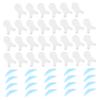 Baluue 30pcs Eyelash Brush Set with Silicone Perm Pads Flexible Tools for Lash Lifting and Curling for Salon Home Use Achieve Beautiful Long-Lasting Results view 1