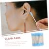 HAPINARY 400pcs Double-head Swabs Makeup Removal Soft Face Cleaning Rounds Tool Eco-friendly Stick Swabs view 4