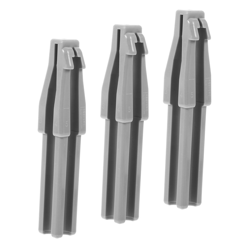 FOMIYES 3pcs Cosmetic Pencil Sharpeners for Women Efficient Manual Eyebrow Pencil Aids with Multiple Slots Compact and Use Sharpeners for Makeup The Go