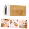 FRCOLOR Portable Jade Roller Facial Massaging Tool Handheld Massage Roller for Healthy Skin Care Natural and Jade Compact Design for Go Relaxation and Improved view 2