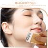FRCOLOR Portable Jade Roller Facial Massaging Tool Handheld Massage Roller for Healthy Skin Care Natural and Jade Compact Design for Go Relaxation and Improved view 3