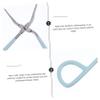 PAMINGONO 6pcs Stainless Steel Flat Straight Tip Tweezers for Eyebrow Grooming Durable Clip Tweezers for Precision Trimming for Personal and Professional Use view 3