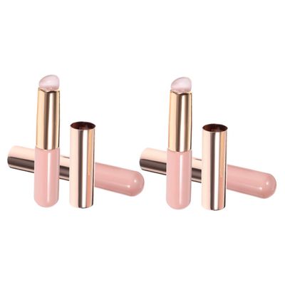 FOMIYES 4pcs Silicone Lip Brush for Lipstick Concealer Portable Makeup Brush Comfortable for Women
