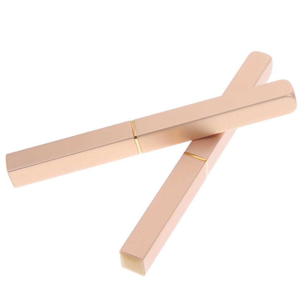Baluue 2pcs Retractable Lip Brush Telescopic Lip Brush Applicators with Premium Nylon Fiber for Precision Makeup Portable Design for Travel Daily Use