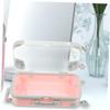 Beatifufu 6pcs Travel Makeup Bag for Women Mini Suitcase Bag Makeup Organizers and Storage Portable Cosmetic Case view 2