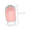 Beatifufu 6pcs Travel Makeup Bag for Women Mini Suitcase Bag Makeup Organizers and Storage Portable Cosmetic Case view 4
