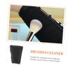 Baluue Makeup Brush Cleaner Brush Cleaning Pad Armband Straw Cleaner for Home Salon view 2