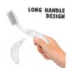 BIUDECO 2pcs Eyelash and Eyebrow Comb Stainless Steel Metal Lash Separator Brush for Makeup Portable Dual-use Eyebrow Grooming Tool and Lightweight for Daily Use view 3