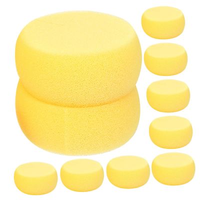 Anneome 24pcs Round Face Cleansing Sponges Makeup Removal Sponges Reusable Rounds for Foundation