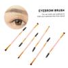 Baluue 6pcs Double-ended Eyebrow and Spoolie Brush for Precision Makeup Application and Easy to Use for Sharing for Travel view 2