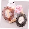 Didiseaon 8pcs Flexible Teeth Hair Combs Plastic Headbands for Easy Styling Includes Black Rhinestone-studded Coffee Options for Women Teens and Special Occasions view 3